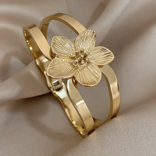 Lotus Flower Bangle