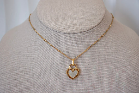 Reversible Heart Necklace