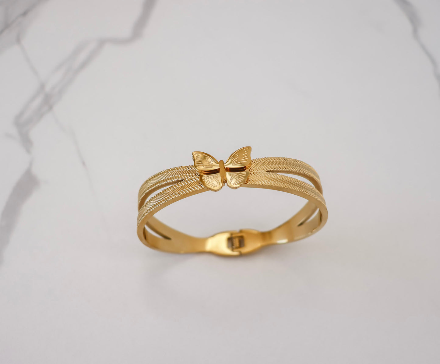 Iris Butterfly Bangle