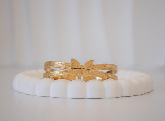 Iris Butterfly Bangle