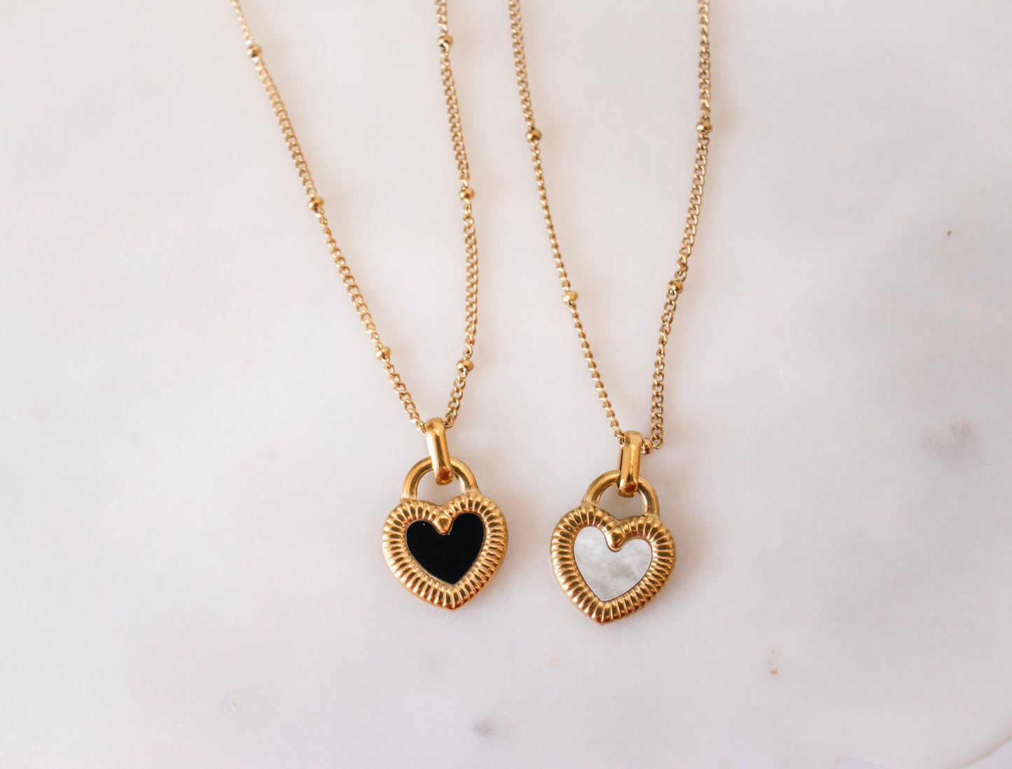 Reversible Heart Necklace