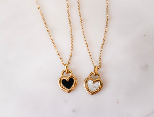 Reversible Heart Necklace