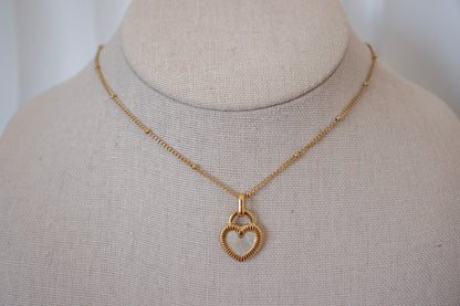 Reversible Heart Necklace