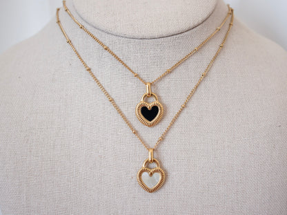 Reversible Heart Necklace
